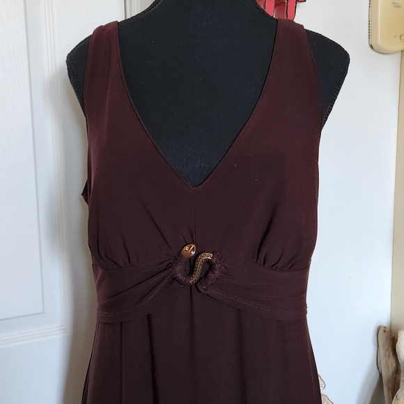Vintage y2k snake emblem brown dress - Picture 4 of 7